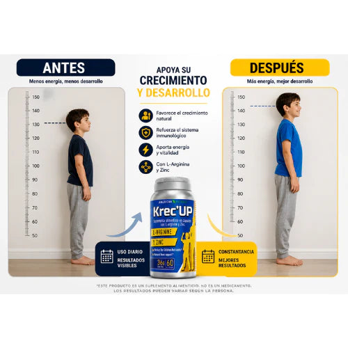Krec Up - Suplemento para el Crecimiento