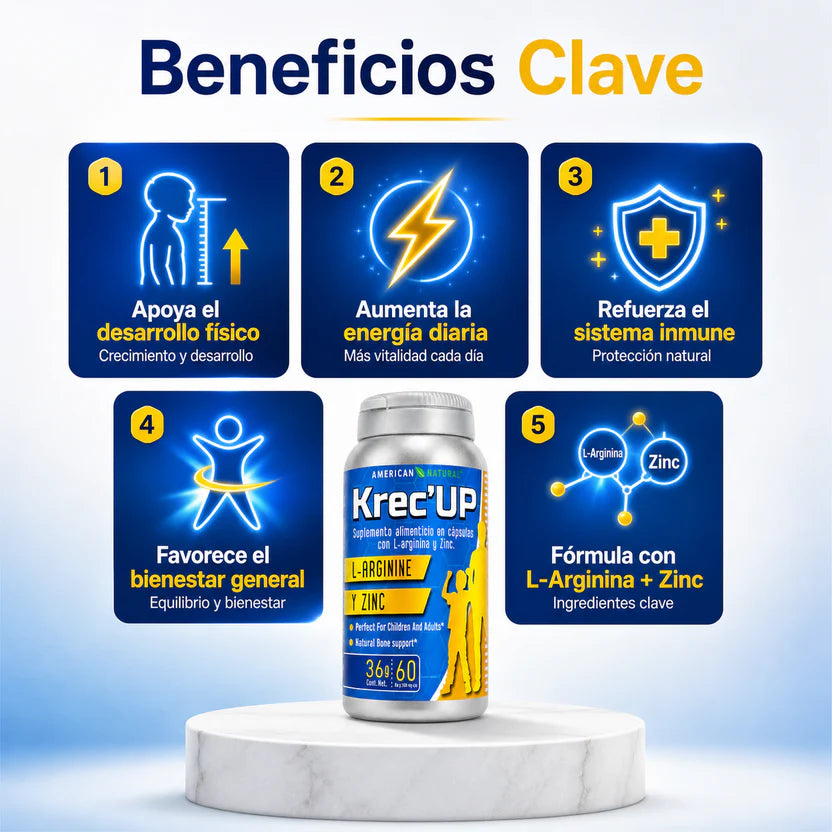 Krec Up - Suplemento para el Crecimiento