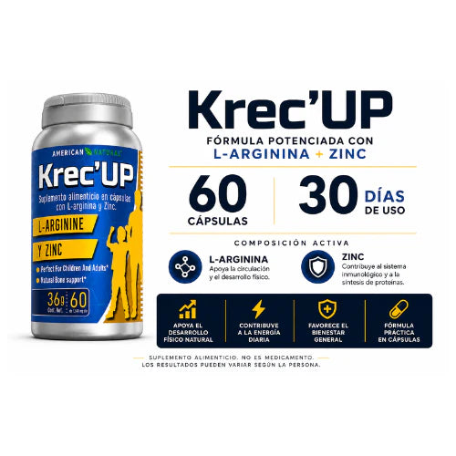 Krec Up - Suplemento para el Crecimiento