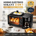 HORNO ELÉCTRICO SOKANY 3 EN 1 MULTIFUNCIONAL