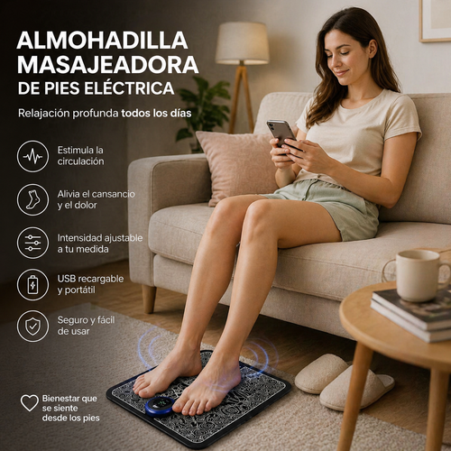 Almohadilla Masajeadora De Pies Eléctric